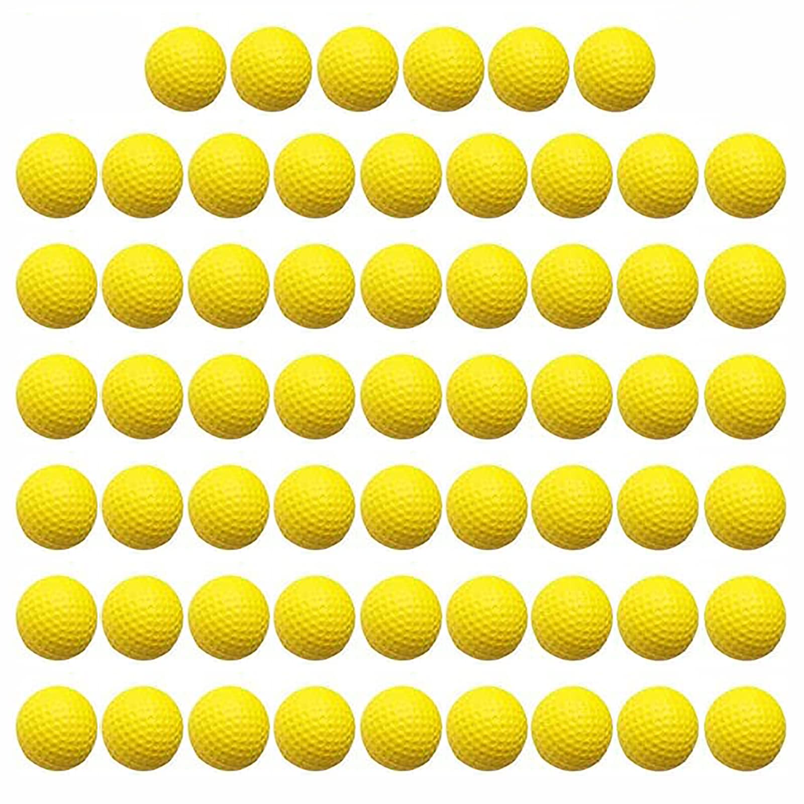 Soft Golf BallsSmartlife15 Foam Sponge Practice Golf Balls Indoor Outdoor Golf Balls for Training(Yellow60pcs)